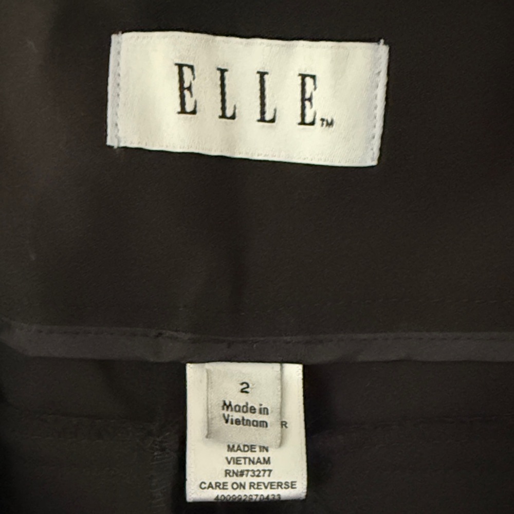 Elle Women's Classic Black Dress Pants - Picture 2 of 14